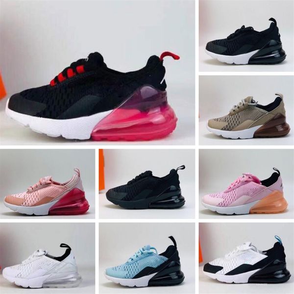 

size 22-35 youth kids basketball shoes new born baby infant toddler trainers small big boys girls sneaker303y, Black