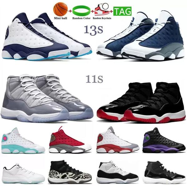 

11 13 basketball shoes men women 11s cool grey bred concord 45 25th anniversary 13s obsidian red flint aurora green mens trainer sneakers sp
