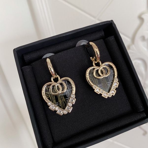 

fashion designer pearl chain stud earrings for women luxury brand letter geometric hoop gold and silver2, Golden;silver