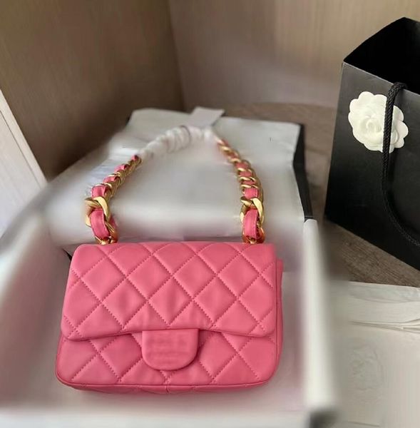 

women single-shoulder bag flip envelope bag designer chain handbag luxury rhombus leather cross body handbags fashion solid color wallet