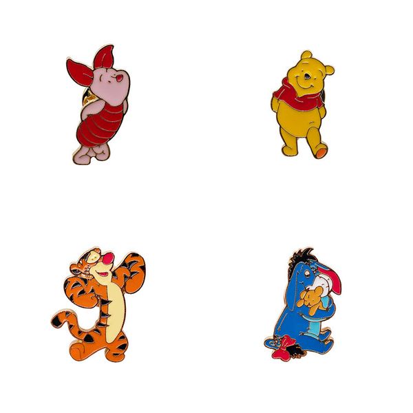 

cute anime movies games hard enamel pins collect metal cartoon brooch backpack hat bag collar lapel badges women fashion jewelry s6701, Blue