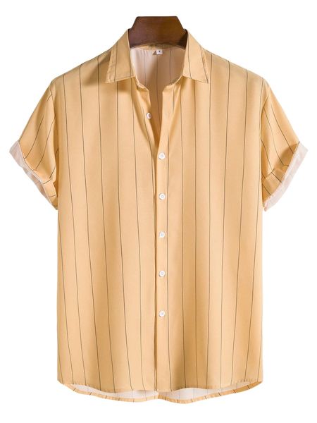 

men striped button up shirt i2ls#, White;black