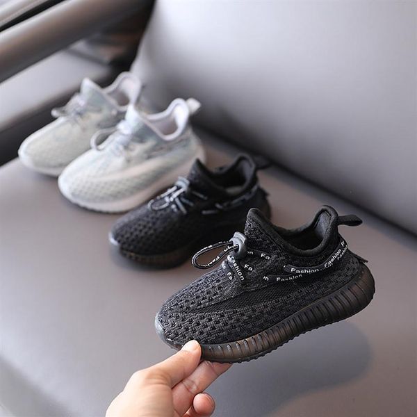 

breathable kids shoes sneakers baby knaye west trainers infant children boys and girls chaussures pour enfants2992, Black;red