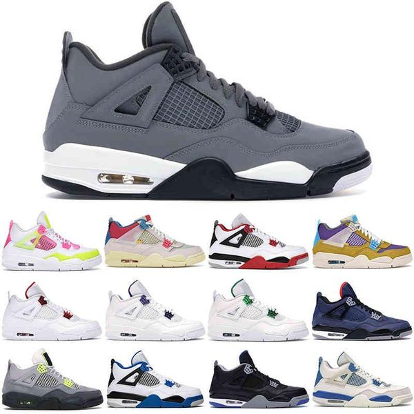 

designer running shoes sports basketball shoe men 4s 4 oreo pure money comfortable grey royalty university red union guava lemon thunder men