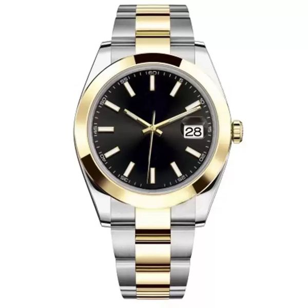 

mens watch designer oyster perpetual datejust 41mm automatic mechanical stainless steel sapphire daydate luminous luxurious watches, Slivery;brown