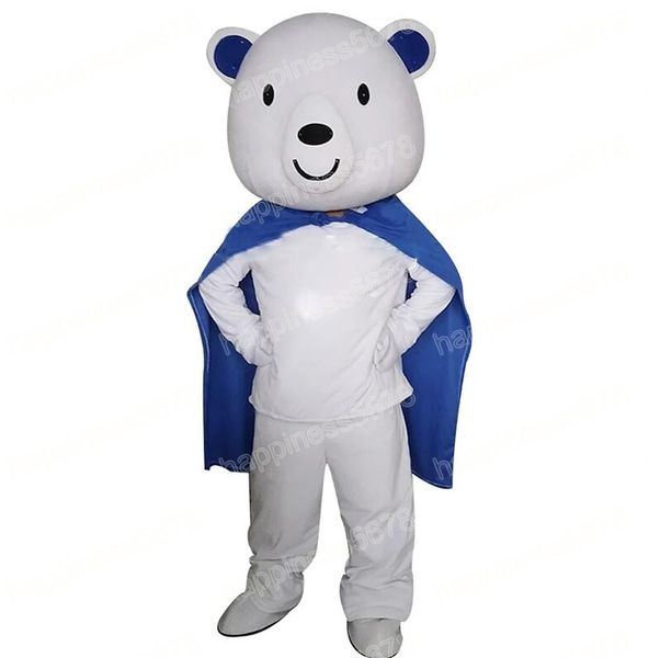 Performance Teddy Bear Mascot Costumes Halloween Natale Personaggio dei cartoni animati Abiti Tuta Pubblicità Carnevale Unisex Adulti Outfit