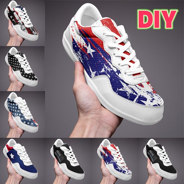 Scarpe da corsa da cheerleader basse personalizzate fai-da-te la mia idea uomo donna sneaker logo personalizzato taglia moda stile uomo sneakers sportive scarpe da ginnastica con scatola EUR 35-47