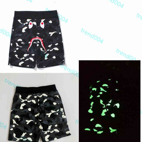 Apes Herenshorts Japanese Shark ape head Luminous camo Star galaxy Spots Mannen en vrouwen koppels met hetzelfde katoen