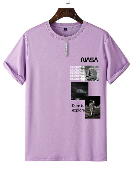 

men picture & letter graphic tee q7n4#, White;black
