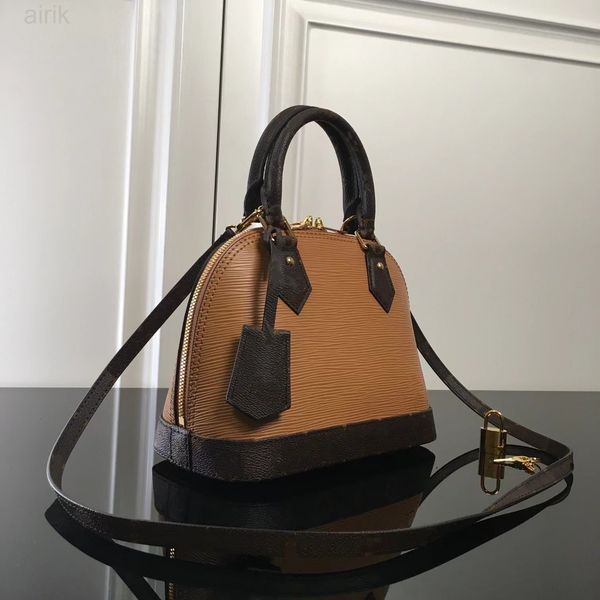 

2023 classic designer tote bag fashion flower leather handbags women