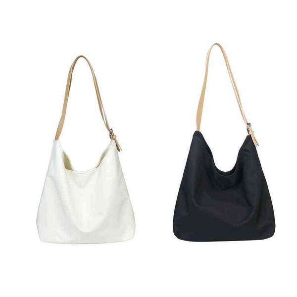 

women shoulder bag soft nylon clutch bag large shopping bags casual handbag g220519