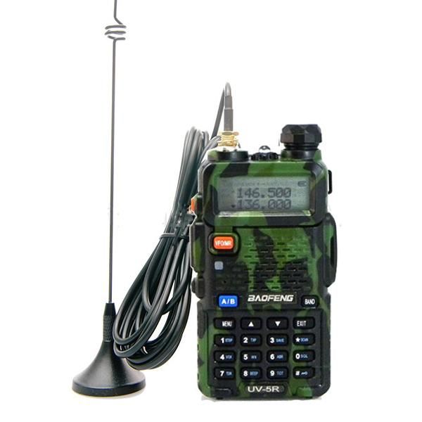 Walkie Talkie SMA-F Женский Магнит Радио UHF VHF Любительская Антенна NAGOYA UT-108UV Для BAOFENG UV-5R UV-82 Wouxun Talkies Автомобильная АнтеннаWalkie TalkieW