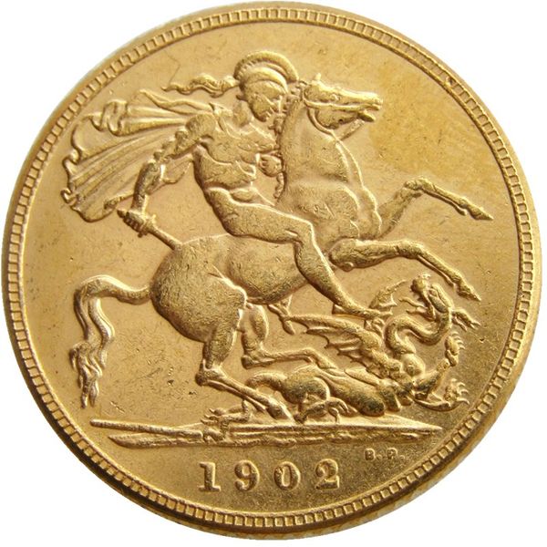 RARA (1902-1910) 9 pezzi Data per scelta KING EDWARD VII MATT PROOF Craft PLACCATO ORO 1 SOVEREIGN (1LSD) COPIA MONETE Promozione Prezzo di fabbrica Bella casa Accessori