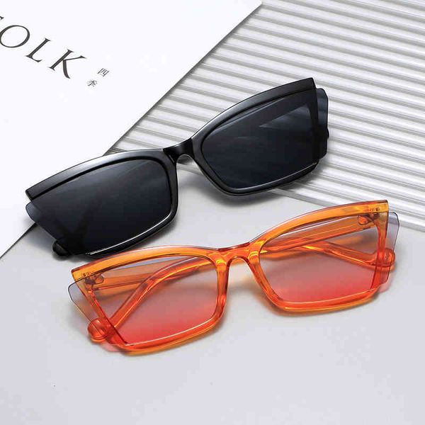 

sunglasses fashion cat's eye female personality cool 1fm8, White;black
