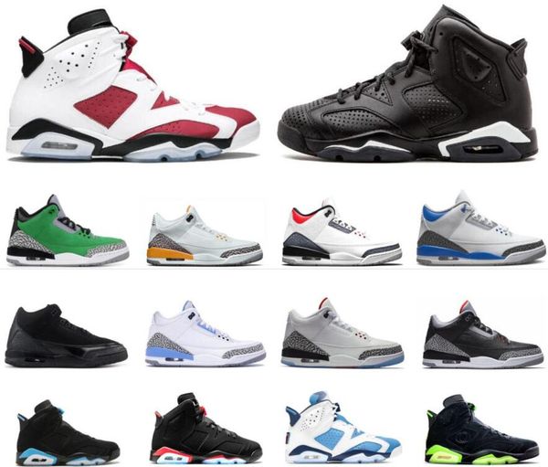 

jumpman 3 3s mens womens basketball shoes patchwork racer blue rust pink midnight navy georgetown sports trainers unc designer sneakers shoe