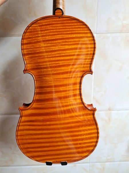 100% dipinto a mano! Un grande violino 4/4 in stile Stradivari! Tono maestro! custodia gratuita arco colofonia violino accessori