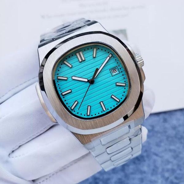 

grade luxury mens watch automatic mechanical watches 40mm diamond bezel waterproof business sappire wristwatches montre de luxe gifts for me, Slivery;brown