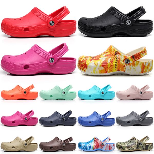 

ale clog slides shoes men women slippers designer platform sandals sneakers summer beach foam runner sliders outdoor mens slipper sandal clo, Black