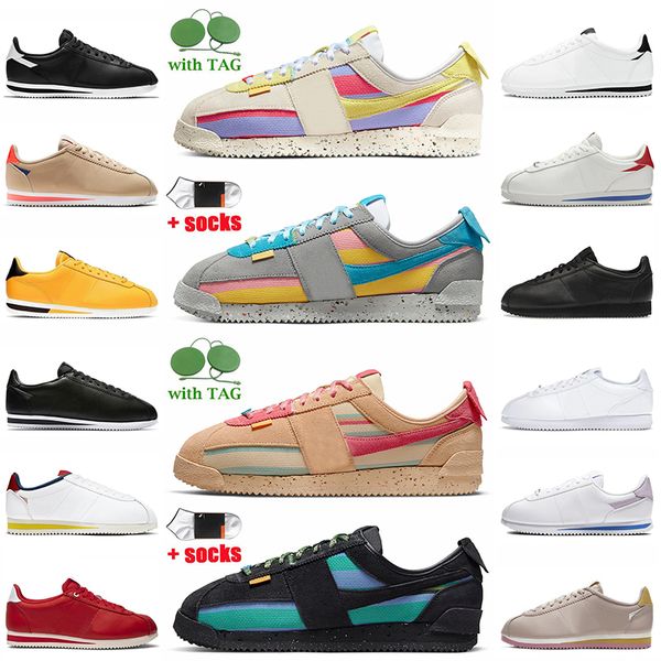 

wholesale 2022 new union la x cortez smoke grey sesame running shoes lemon frost noir forrest gump runner sneakers blue purple women mens