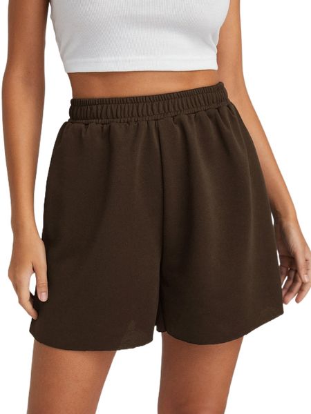 

raw hem track shorts 44jq#, White;black