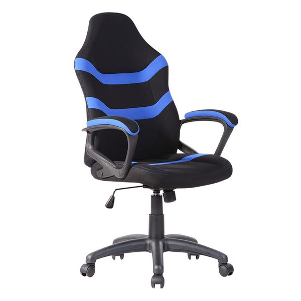 

furniture gaming office chair with fabric adjustable swivel blue