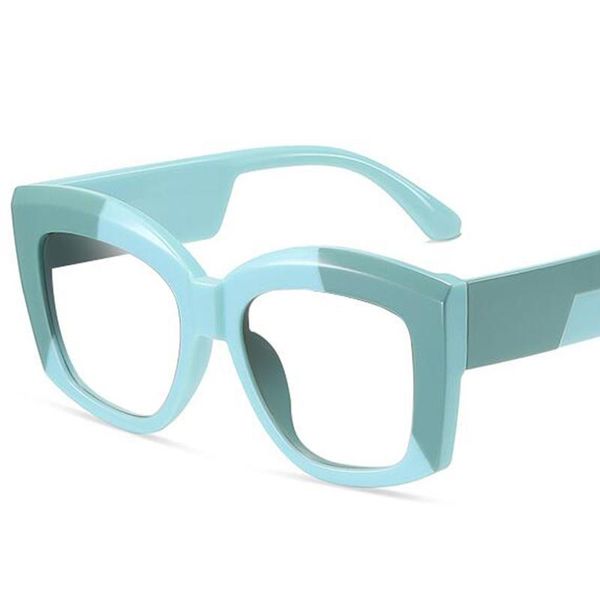 

sunglasses fashion lady oversized blue light blocking glasses presbyopia woman unique splicing eyewear optical reading glassessunglasses ssu, White;black