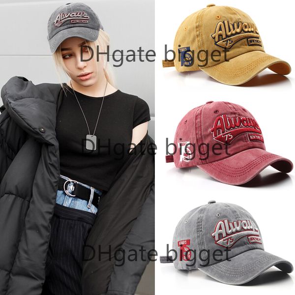 

baseball cap with embroidery patch details vintage washed cotton sports casual hat, Blue;gray