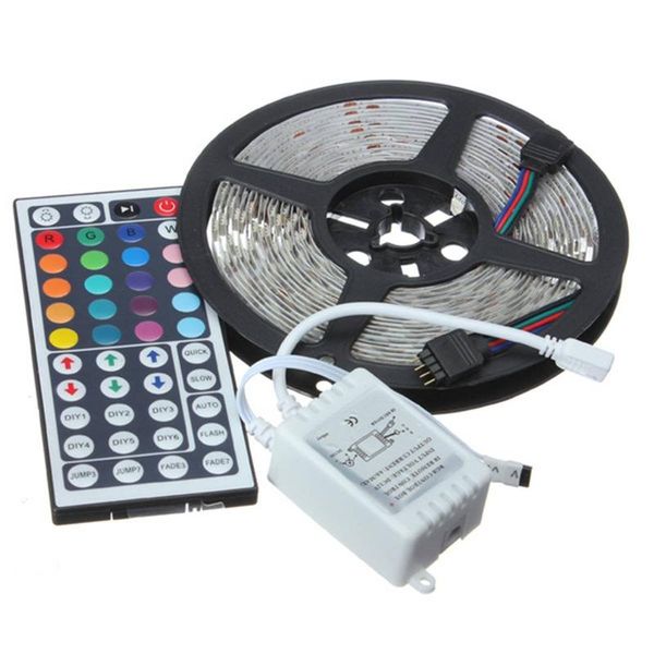 Tiras de tiras led tira 300led impermeabilizado 24 key controlador kit para tv backlight Room Home Party lbsled despojada