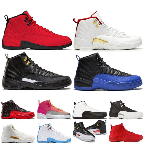 

jordns st quality new arrival 12 12s jumpman basketball shoes fiba game ball ov black french blue college navy mens sneakers trainer chaussu