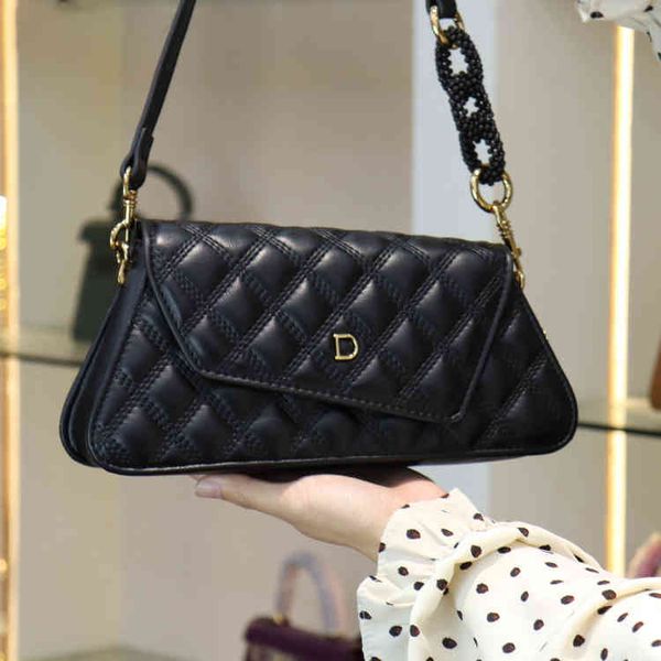 

fashion trend new ladies luxury brand bag designer wholesale 2022 double embroidered line simple high-grade one shoulder
