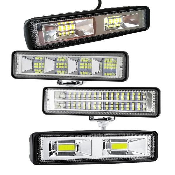 

1-2pcs 12v-24v led work light bar flood spot offroad 4wd car suv driving fog lamp work light bar flood spot offroad car