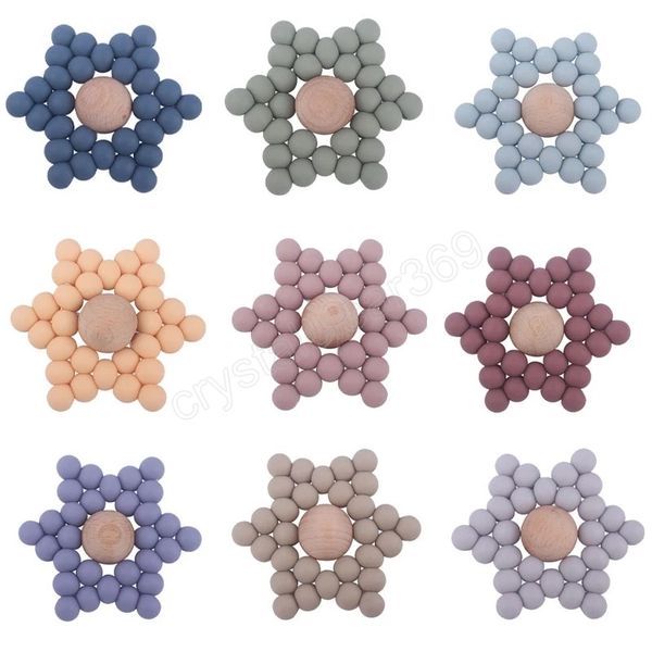 

baby teethers silicone teething ring chewing baby health ssucking thumb toys teeth nursing newborn accessories