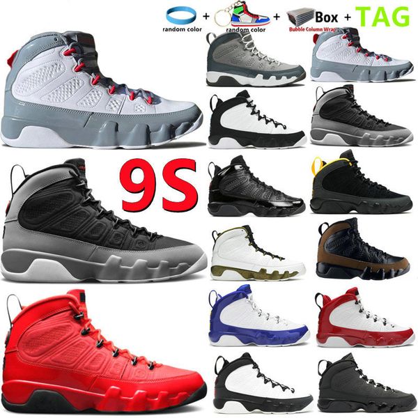 

basketball shoes anthracite sneakers university gold racer blue chile gym fire red cool grey white statue new olive concord 9 ix 9s men