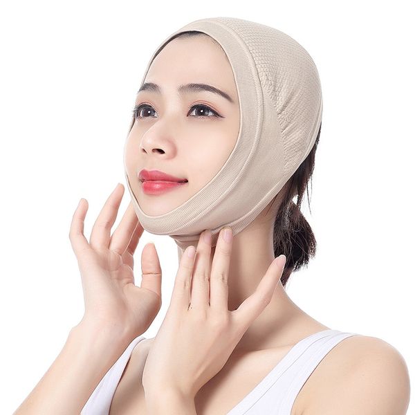 

3d reusable breathable beauty women face slimming bandage v shaper massage lift sleeping mask facial slimming bandages 180