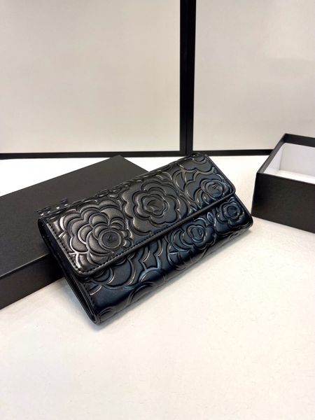 

women wallets designers luxury purse cluth men wallet classic passport card wholesale cheque book genuine leather lambskin gift box size 19c, Red;black