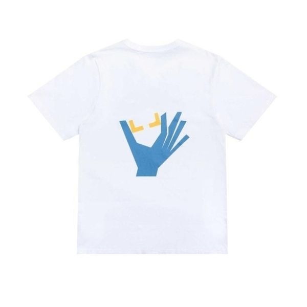 

classic fashion offs designer mens t shirts brand cotton luxury short sleeves tees back arrow cartoon finger t-shirts women black shirt eur, White;black