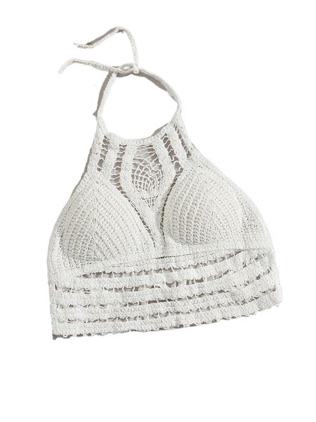

tie back crochet bikini i7sk#, White;black