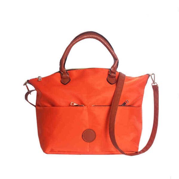 

nylon waterproof shoulder bag women's large capacity handbag water dumpling bag leisure travel shopping bag 220516