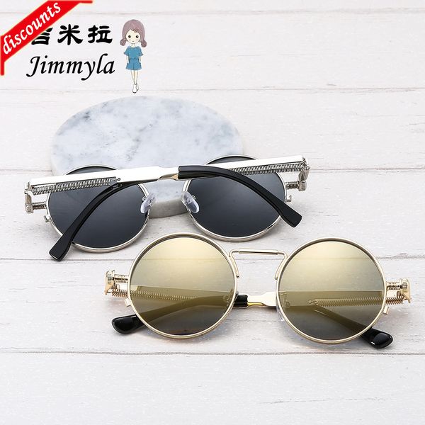 

men's women's fashion trend brand sunglasses wholesale classic spring metal frame universal, White;black
