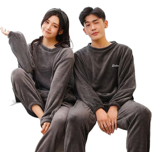 

men's thermal underwear warm pajamas suit autumn and winter plus velvet thick large size coral hunting casual two-piece set j5uz#, Black;white