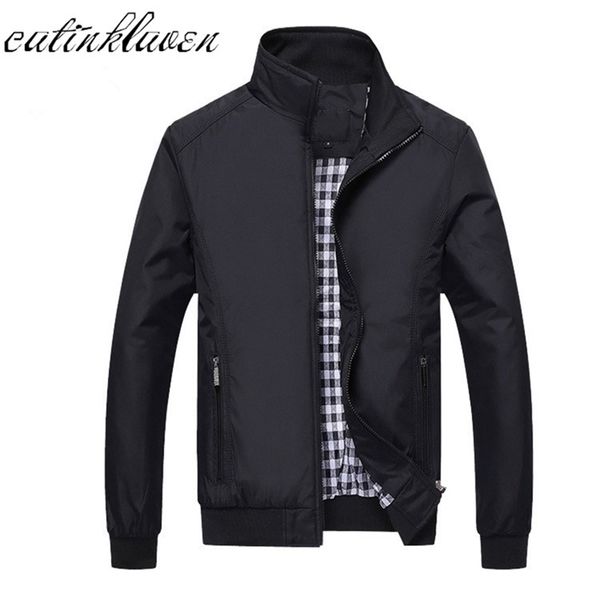 

new jacket men fashion casual loose mens jacket sportswear bomber jacket mens jackets men and coats plus size m 5xl t200319, Black;brown