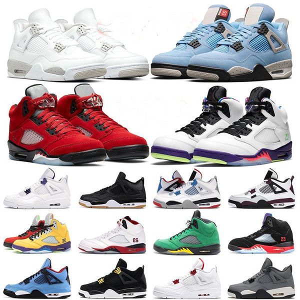 

boots university blue 4s mens basketball shoes jumpman 4 court purple fired red black gum flight nostalgia what the trainers sports sneakers