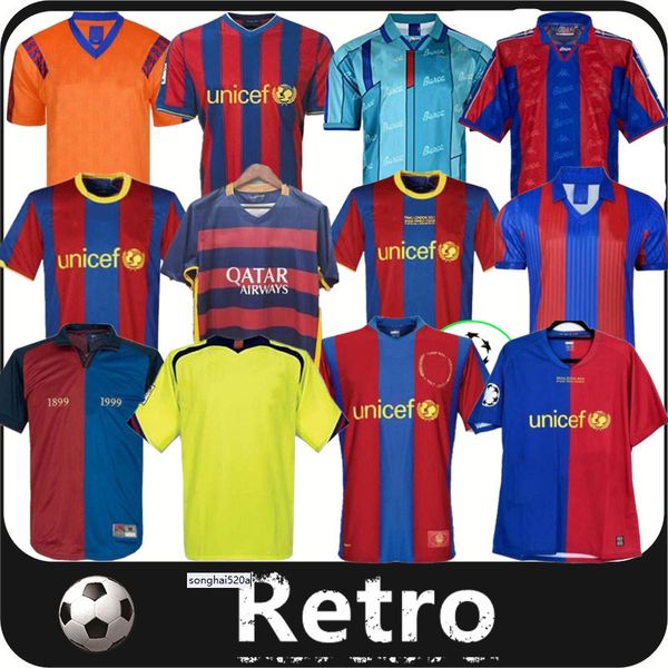 

retro barcelona soccer jerseys barca 96 97 07 08 09 10 11 xavi ronaldinho ronaldo rivaldo guardiola iniesta finals classic maillot foot 1899, Black;yellow