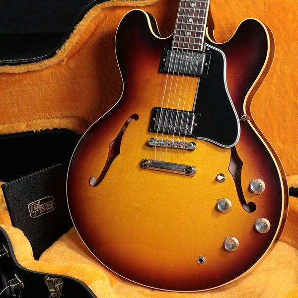 

custom shop 1961 e s-335 reissue vos burst electric guitar