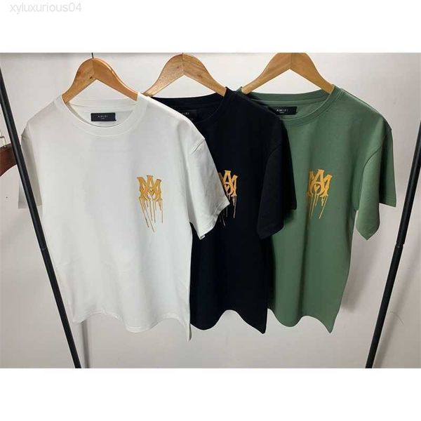 

designer trend t shirt ris fluid amis lettering t-shirt, White;black