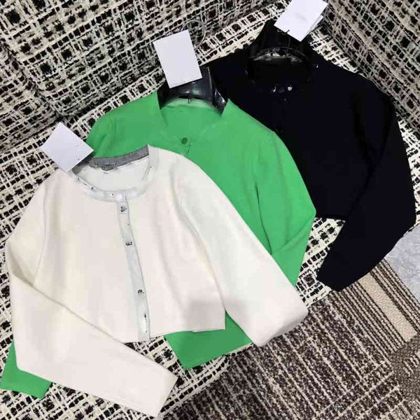 

women's knits & tees spring and summer 2022 round neck single breasted long sleeved cardigan coat suspender vest dress woven blouse fem, White