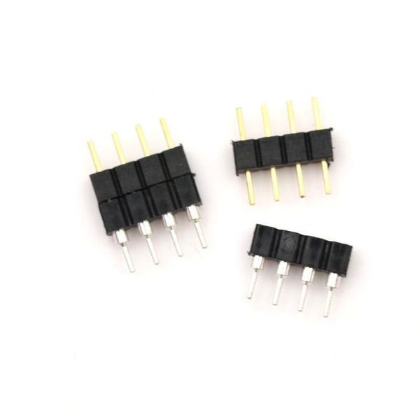 Diğer Aydınlatma Aksesuarları 10 Setler/Lot 4pin RGB Konektörü Erkek ve Kadın Tip 4 Pin İğne 3528 LED Şerit Işık Aksesuar Diğerot