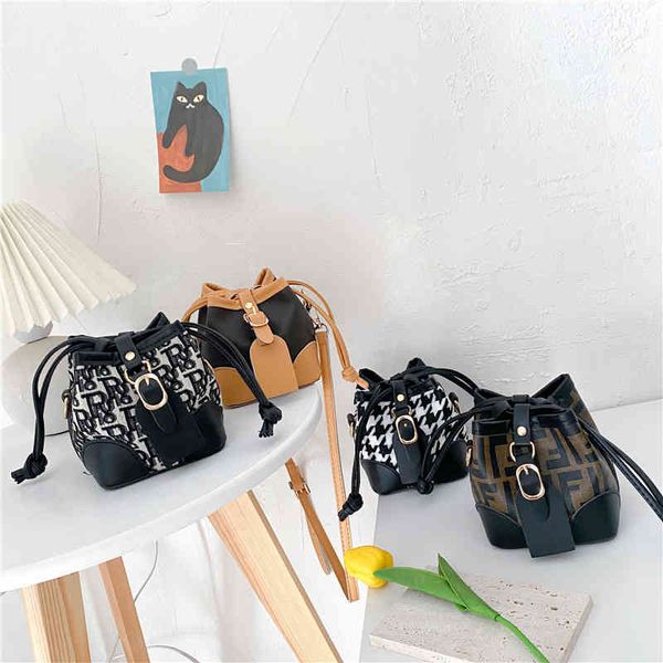 

korean drawstring children's 2022 brand trend fashion design versatile ladies bags 88sz handbag shoulder bag messenger bag