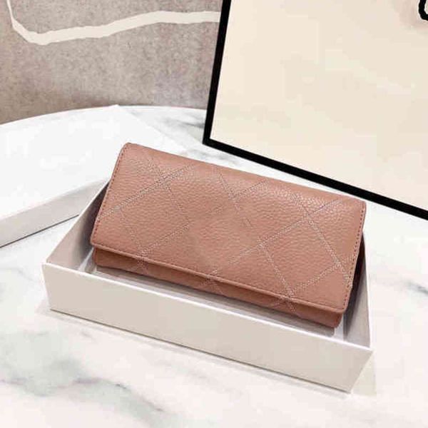 

wallets designer bags coin purses cardholder ladies long clip fashion classic solid color card holder tote 220516, Red;black