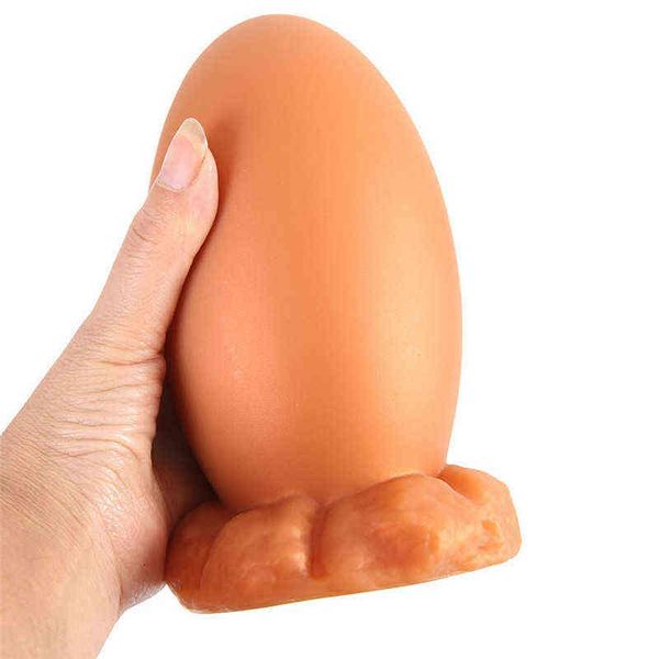 NXY Anal Toys Solp Shop Big Anus Egg Butt Plug de massageador de massageiro Bola de expansão Ball Erótico para homens Mulheres gays 220506